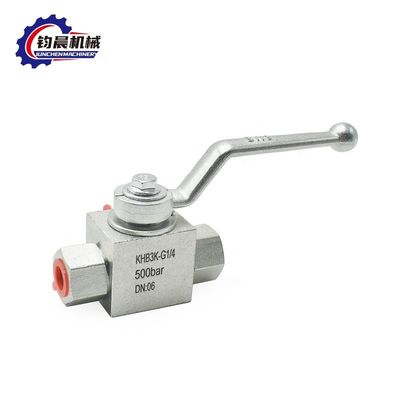 고압 볼 밸브 KHB3K-G1/4 500bar Werkseitige Direkt Versorgung 볼 구조