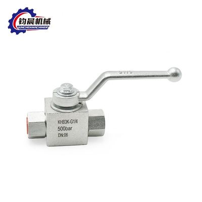 고압 볼 밸브 KHB3K-G1/4 500bar Werkseitige Direkt Versorgung 볼 구조